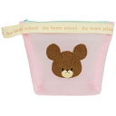 くまのがっこう メッシュ ポーチ 198228 マカロンカラー the bears'school