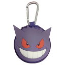 ポケットモンスター ラウンド小物ポーチ ゲンガー 173228 ポケモン POCKET MONSTERS パープル