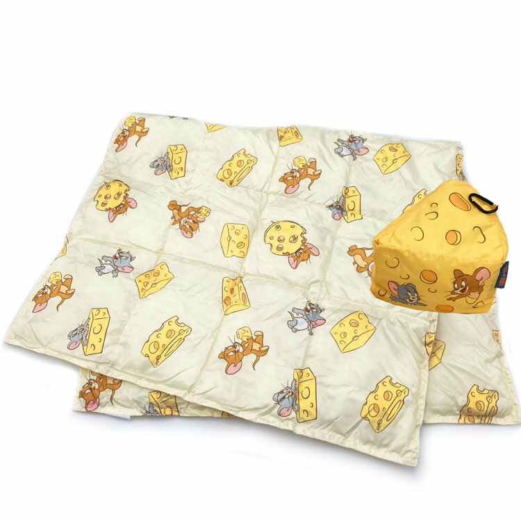 トムとジェリー ポーチ付きブランケット メニーチーズ 930924 ウインターアイテム マルシン 丸眞