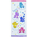 ケアベア フェイスタオル クラウドパステル 717426 Care Bears 雲 キャラクタータオル【ラッピング不可】
