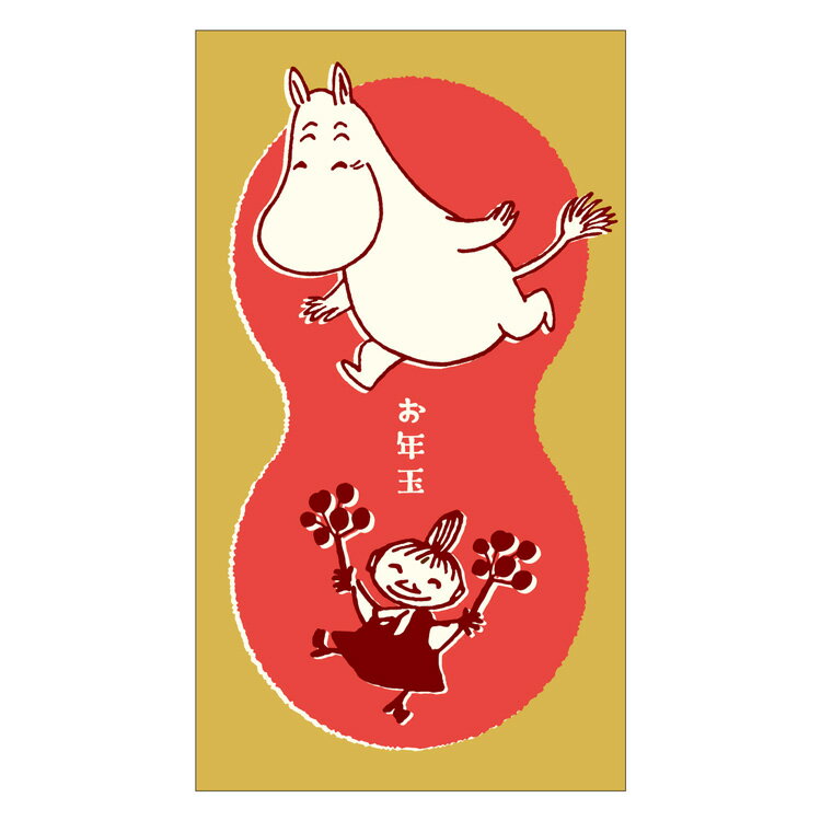ムーミン 伊予和紙 キャラクターぽち袋 小 めでたい 005301