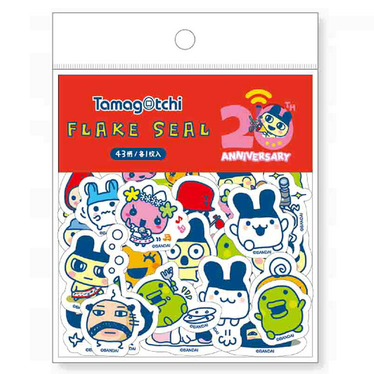 たまごっち フレークシール RD イラスト 182642 コネクションアート TAMAGOTCHI タマゴッチ レッドのサムネイル