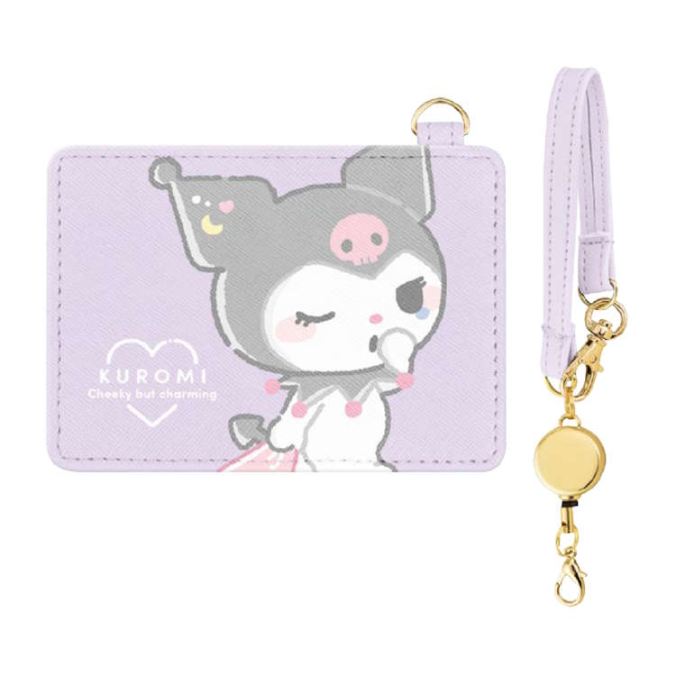 クロミ パスケース むにゃっと ICカード入れ 会員証入れ 学生証入れ カードケース リール付き フラット 256328