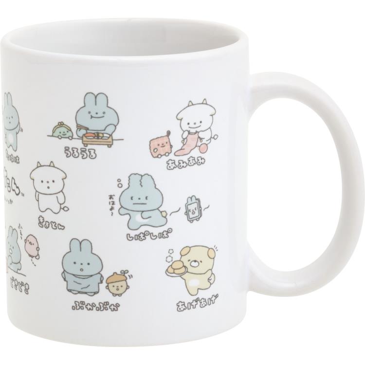 ぽかんとたん マグカップ ぽかんと どうしたの 陶器 白 ホワイト レンジ対応