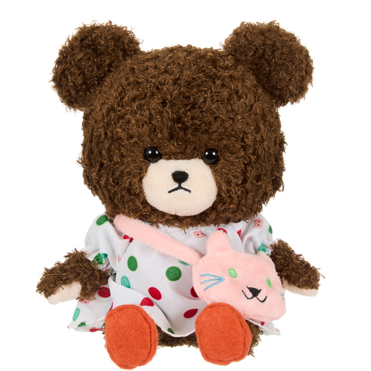 Bears School - くまのがっこう ぬいぐるみ モコモコジャッキー ネコちゃんといっしょ インテリア 置物 コレクション