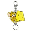 トムとジェリー 16925 ラバーリールキーホルダー ジェリー トムジェリ トム&ジェリー TOM&JERRY