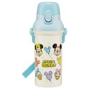 ミッキー&フレンズ PSB5SANAG 抗菌直飲みプラワンタッチボトル480ml 風船 Mickey Mouse & Friends ディズニー