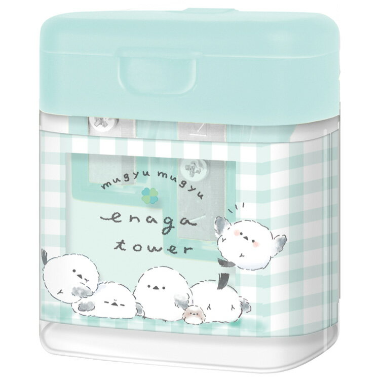 エナガタワー 2WAYシャープナー 921515 新学期文具コレクション クーリア しまえなが シマエナガ