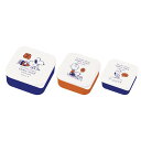 スヌーピー シールランチ3P おかず入れ デザートケース お弁当 スヌーピー チャーリー SLEEP 771650