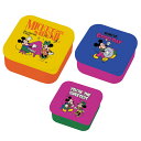 ミッキー&ミニー シールランチボックス3Pセット DISNEY MUSIC 605832