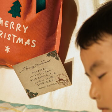 【ラッピング不可】ファンシー雑貨 クリスマスアンティークサンタカード（日本語）