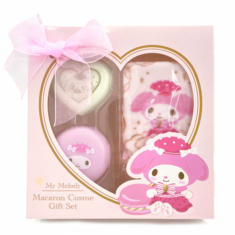 マイメロディ マカロンコスメギフトセット 334258 ハンド&ネイルクリーム リップ ミニタオル SANRIO サンリオ