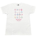 マイメロディ 半袖Tシャツ レディースMサイズ WH 289455 50th ガーリーポップハート SANRIO サンリオ
