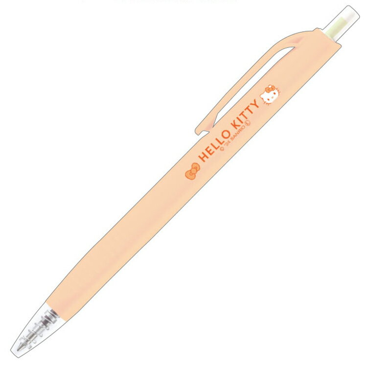 樂天商城 - ハローキティ さんかくじくゲルペン0.5mm インク色：オレンジ 281221 SANRIO サンリオ