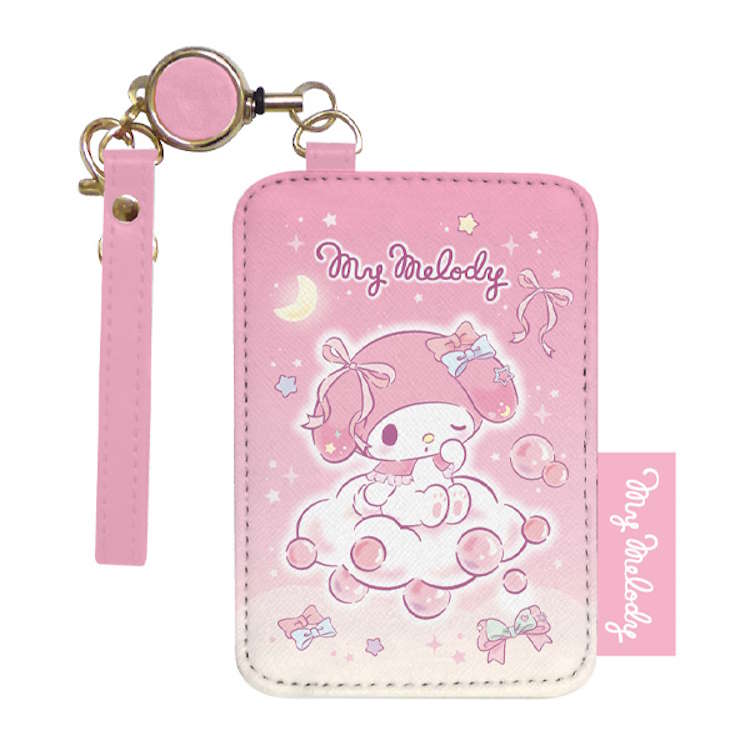 マイメロディ リール付きパスケース フラットケース シンプル ICケース 599287