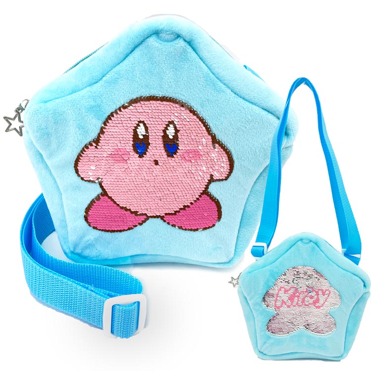 星のカービィ リバーシブルスパンコールポシェット カービィ⇔ロゴ 303025 星のKIRBY Nintendo