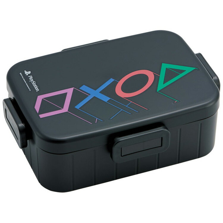 プレイステーション YZFL9AG 抗菌4点ロックランチボックス ロゴ PlayStation プレステ 1段