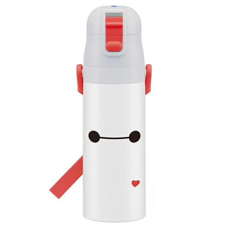 베이맥스 SDC4 초경량 원 푸시 다이렉트 스테인리스 보틀 470ml Disney 디즈니