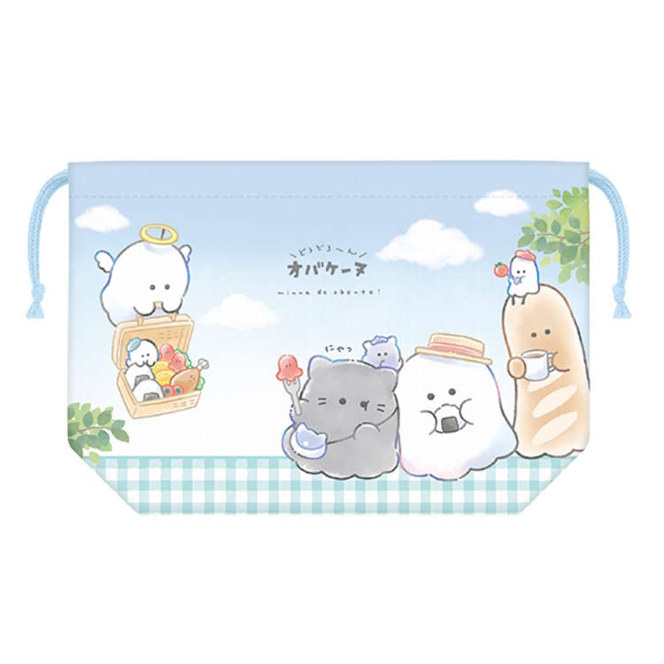 オバケーヌ ランチ巾着 おべんとう お弁当入れ お弁当袋 きんちゃく 小物入れ 275831