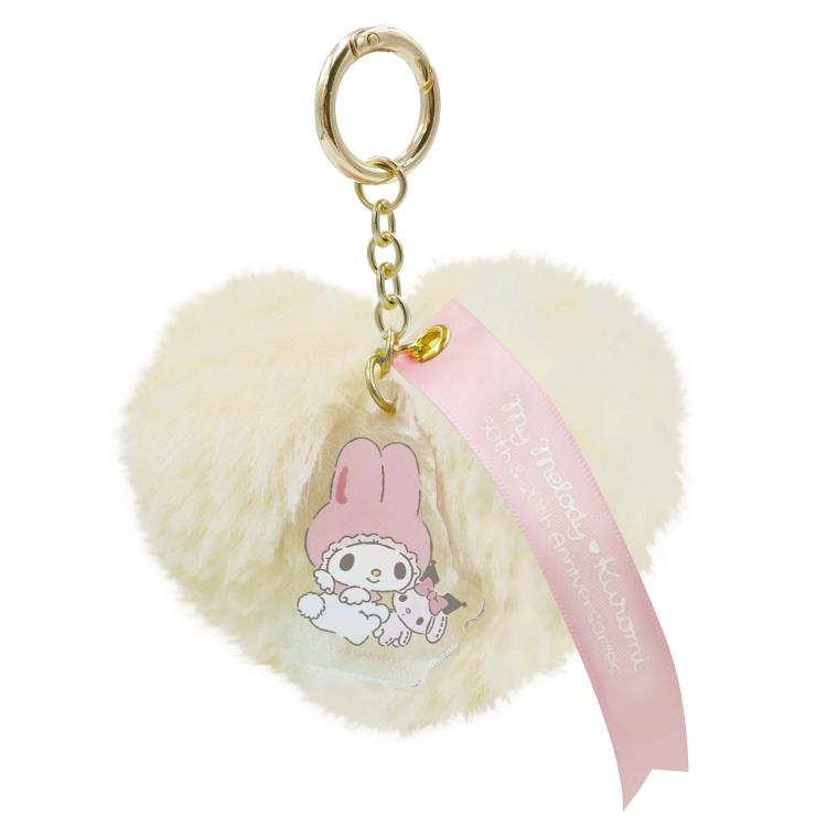 Rakuten - マイメロディ 8203207 ファーチャーム ホワイトエンジェル マイメロディ50th＆クロミ20th