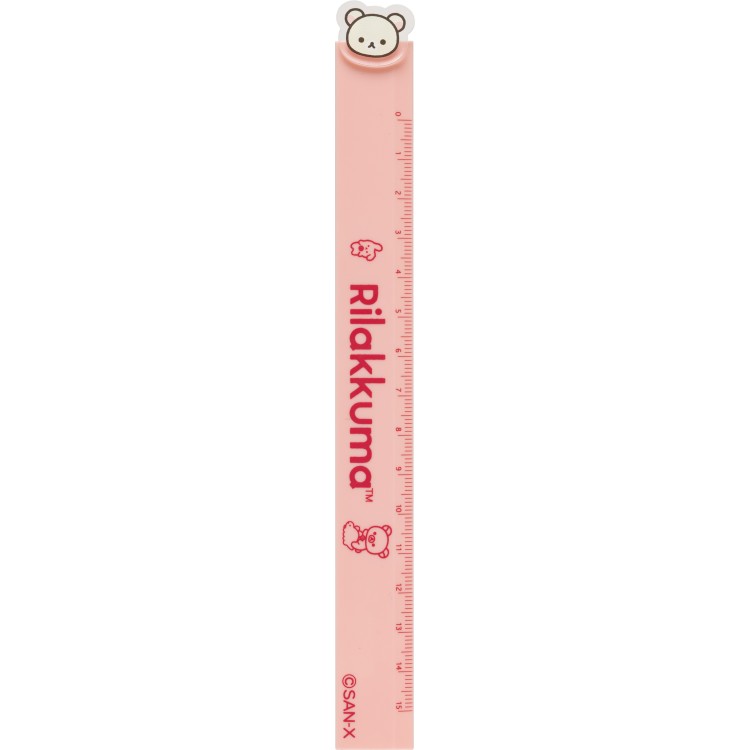 3月中旬以降〜出荷 リラックマ マスコット付定規15cm コリラックマ レッド