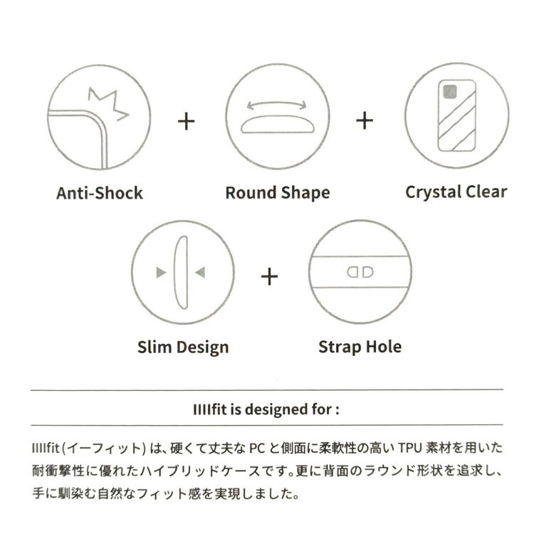 ちいかわ フレーム IIIIfit Clear iPhone16対応ケース モモンガ iphone16 ケース クリア かわいい 耐衝撃 560861