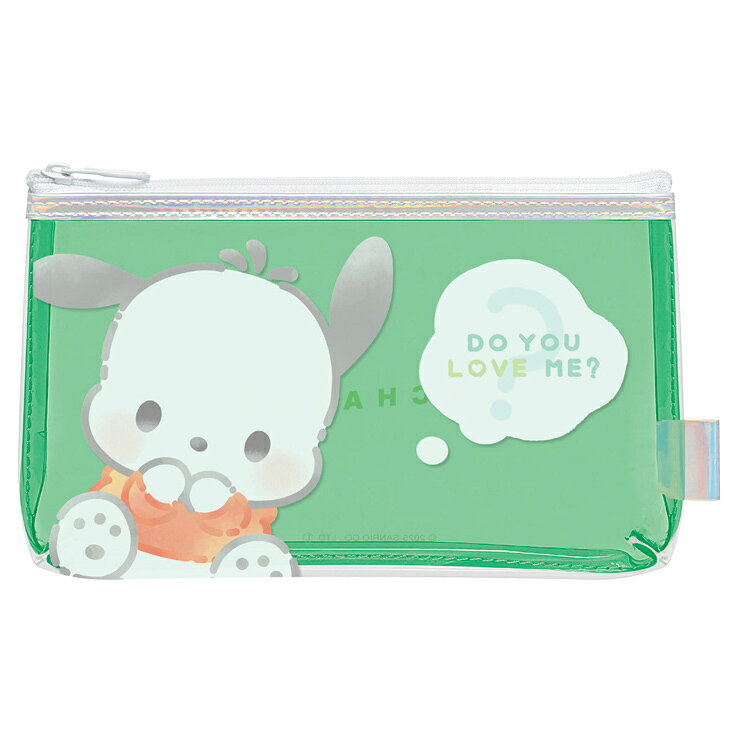 ポチャッコ クリアフラットペンケース DO YOU LOVE ME? CUTE MODEL 056205 カミオジャパン