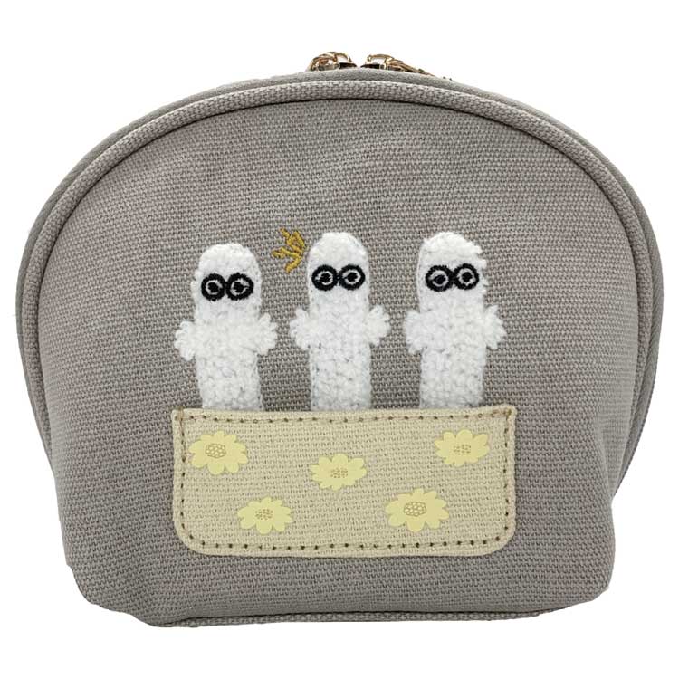 ムーミン サガラ刺繍ラウンドポーチ ニョロニョロ 794464 Onnea! オンネア MOOMIN