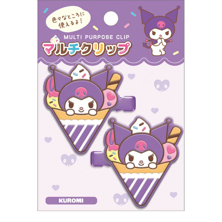 乐天商城 - クロミ マルチクリップ ヘアピン 前髪クリップ クリップ 2個入り アクセ スイーツデコ 291596