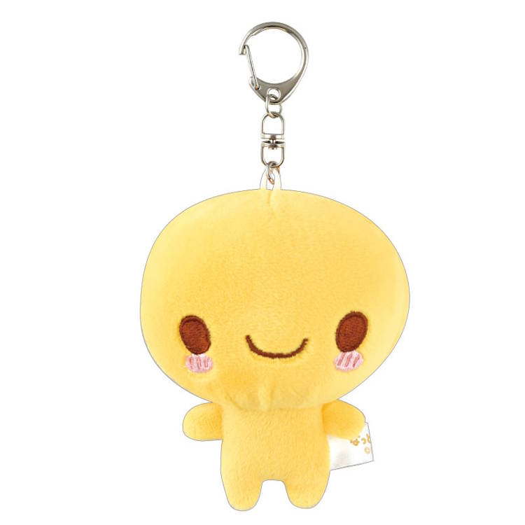 なっとうちゃん ぬいぐるみキーホルダー ダイカット かわいい 立体 ぬいぐるみ 平成キャラクター 297925