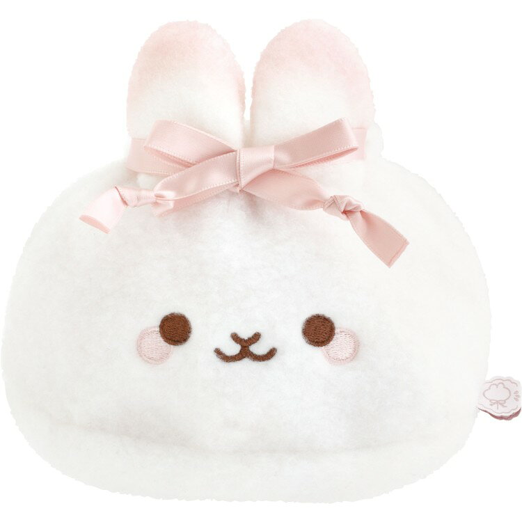 シュガーココムー ぬいぐるみ巾着 ホワイト フェイス