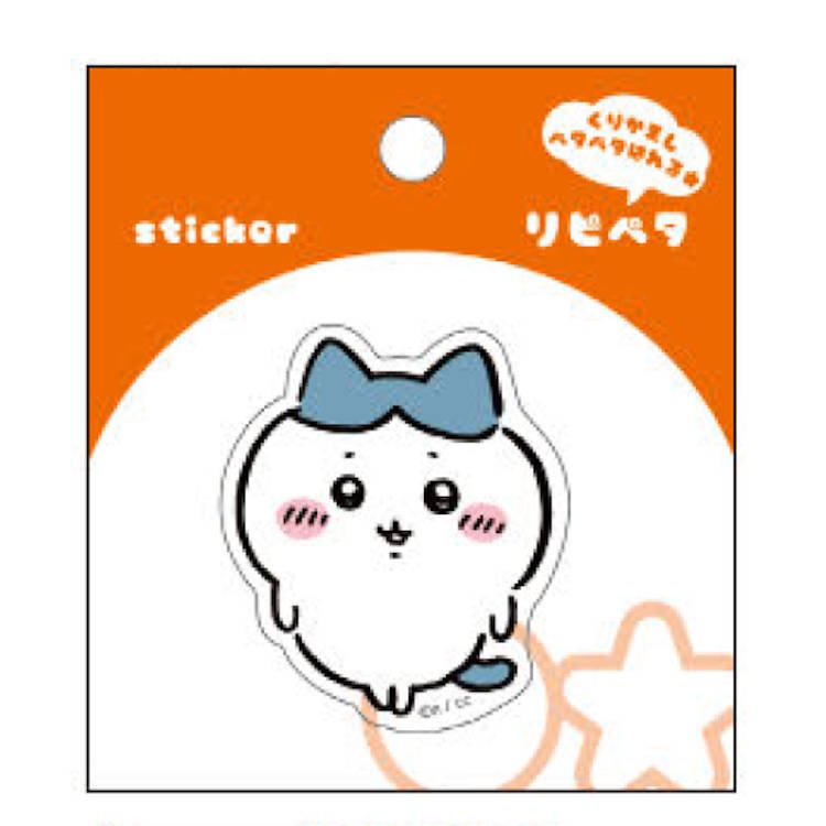 ちいかわ リピペタ ハチワレ ステッカー 貼って剥がせる シール デコ デコレーション 目印 めじるし 792064のサムネイル