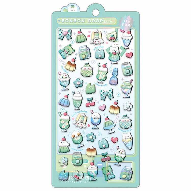 めろめろボンボン ボンボンドロップシール 911240 クーリア【お1人様1点限り】のサムネイル