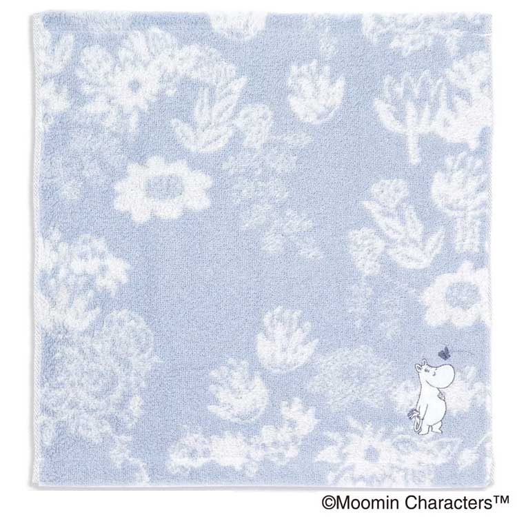ムーミン 47-0031080B ウォッシュタオル ブルー ブルーガーランド MOOMIN