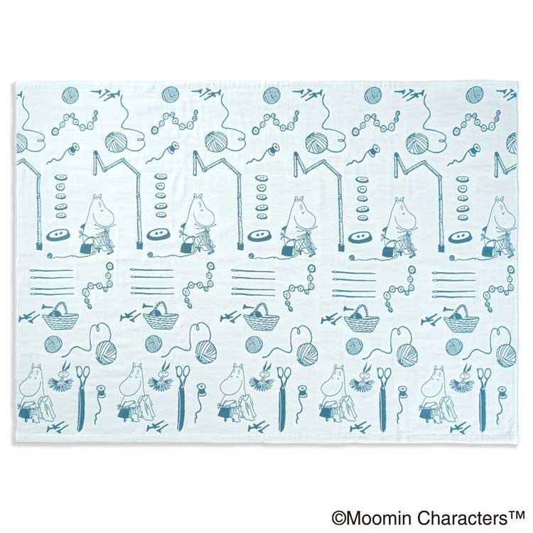 ムーミン 47-8357500B ハーフケット ブルー ママのお裁縫道具 サマーアイテム MOOMIN