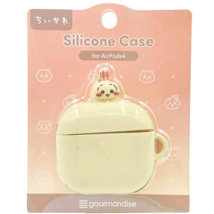 ちいかわ AirPods4対応シリコンケース うさぎ ちい活 CHIIKAWA