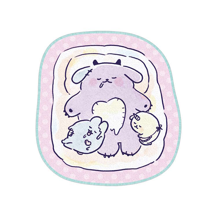 Towels, Handkerchieves - ポポカ ダイカットミニタオル ハンドタオル 手拭き プチタオル 292074
