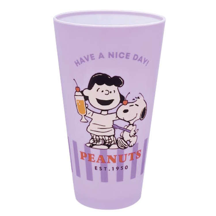 スヌーピー 樹脂タンブラー 600ml LUCY コップ 割れにくい YUMMY FUN FUN 248434