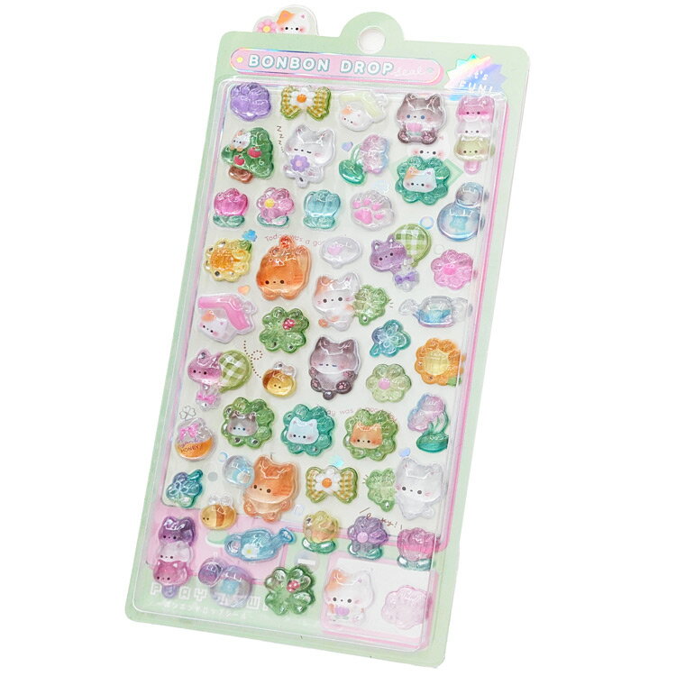 ねこねこボンボン ボンボンドロップシール 910519 クーリア【お1人様1点限り】のサムネイル
