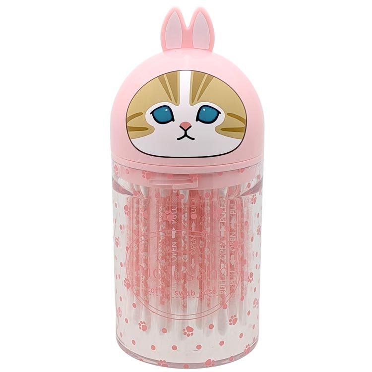 mofusand パックンめんぼう mofusand うさにゃん 綿棒50本入り モフサンド もふもふにゃんこ ぢゅののサムネイル