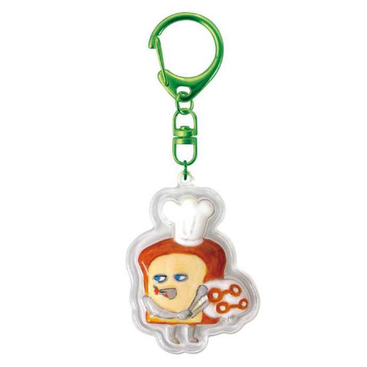 パンどろぼう ぷっくりったいキーホルダー おやすいごようさ 603960 柴田ケイコ 絵本 ぱんどろぼう