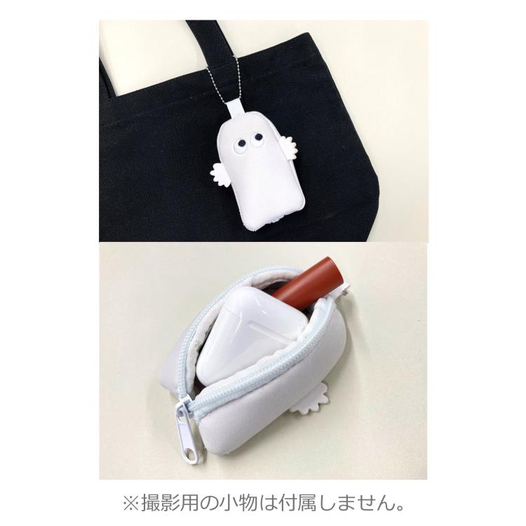 キャラクターズショップ ラフラフのムーミン ミニミニポーチ ニョロニョロ WH 641271 キャラクター MOOMIN ホワイト｜アングル3