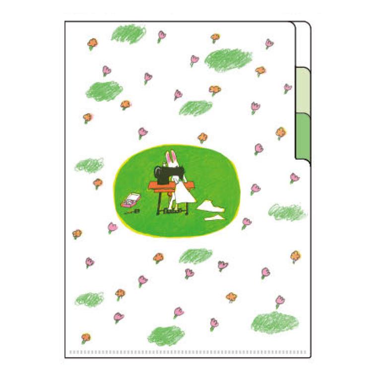 わたしのワンピース クリアファイル A5 3P 花 261911