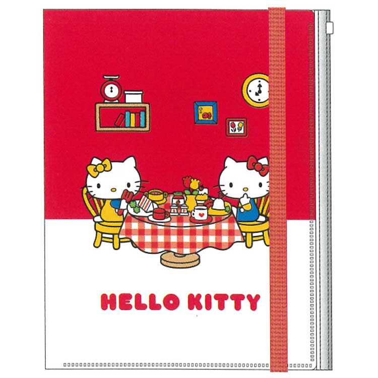 ハローキティ ゴムバンド付A4クリアファイル5P＋F 646527 SANRIO サンリオキャラクターズ