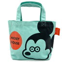 ミッキー×松本セイジ カラーマチ付バッグ Color Lunch Bag EG トートバッグ 手提げバッグ サブバッグ 184249