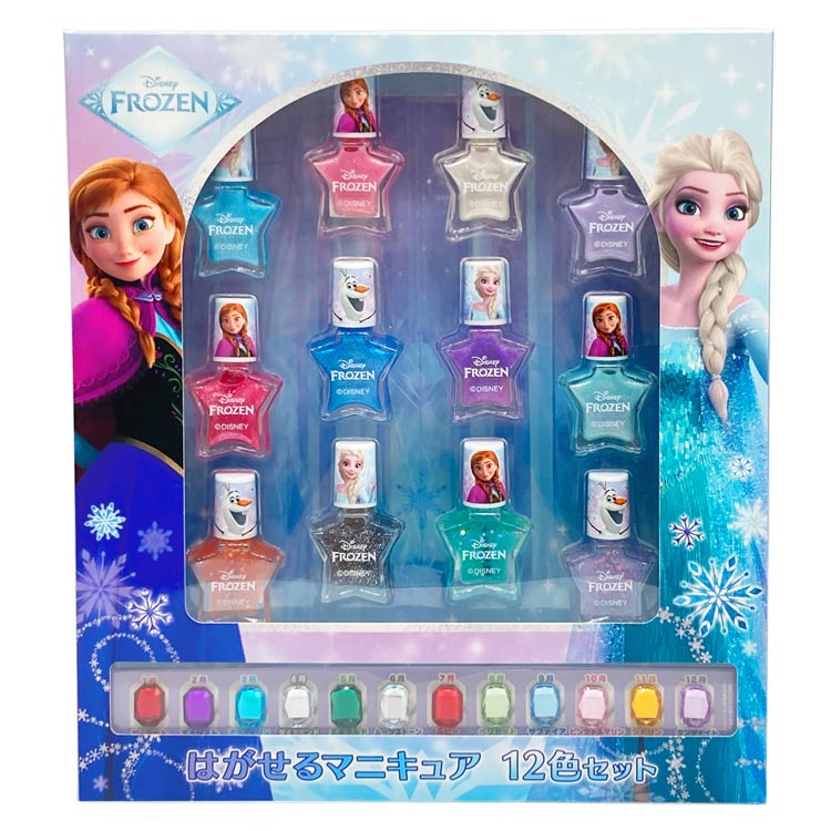 アナと雪の女王 はがせるマニキュア 12色セット 411959