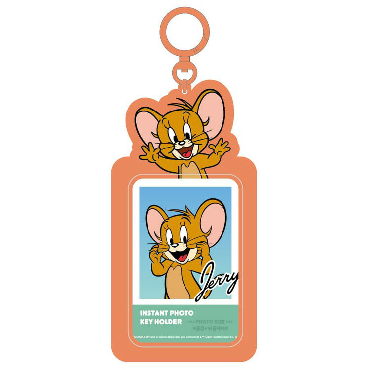 トムとジェリー 17760 インスタントフォトキーリング ジェリー 推し活グッズ トムジェリ オレンジ(4)