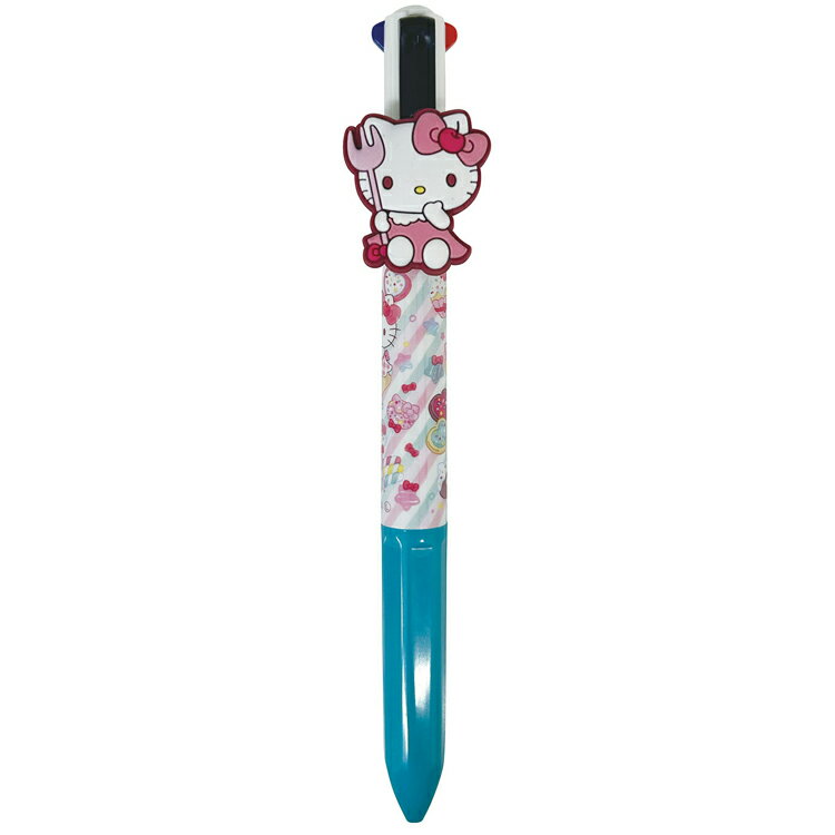ハローキティ マスコット付き4色ボールペン 434154 スイーツ SANRIO サンリオキャラクターズ