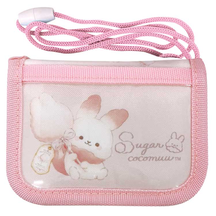 シュガーココムー ウォレット ピンク 子供 財布 二つ折り ファスナー 434994