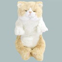 ひざねこ すやすや ぬいぐるみ S クリーム 051380